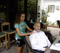 grandpa and daughter